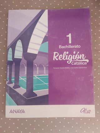 Libro religión 1°Bchto ANAYA