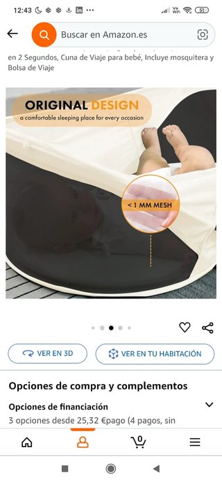 *Nueva* Cuna para viaje o para todo!!