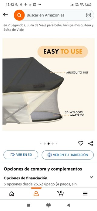 *Nueva* Cuna para viaje o para todo!!