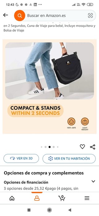 *Nueva* Cuna para viaje o para todo!!