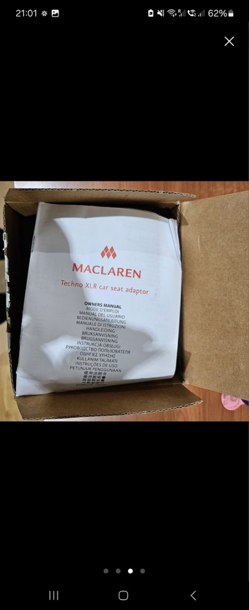 ADAPTADOR Maclaren Maxicosi