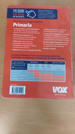 Diccionario Primaria lengua española