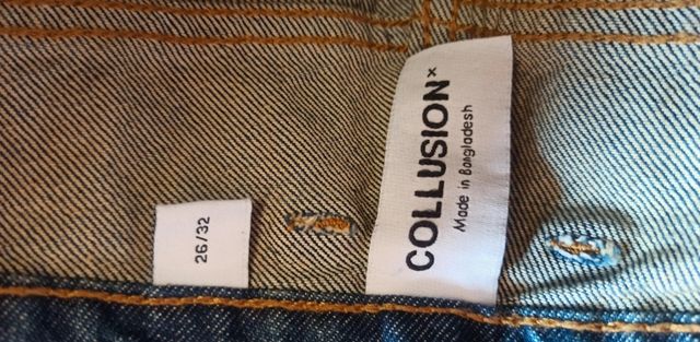 Vaquero ancho mujer de Collar