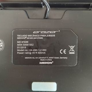 Teclado Mecánico Erazer