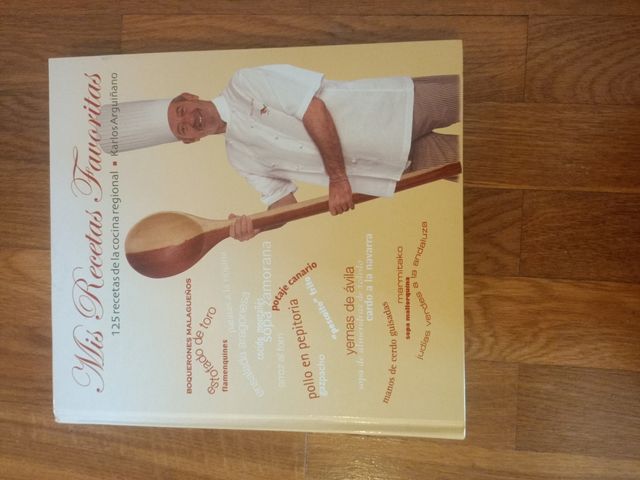 Libro mis recetas favoritas-Arguiñano