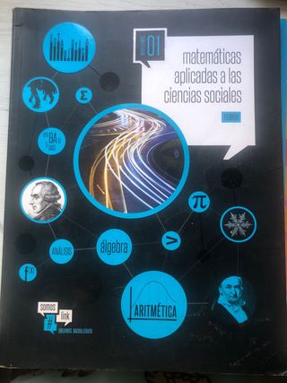 2libros de matematicas aplicadas 1 bachiller