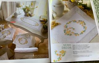 3 Riviste vintage Punto Croce