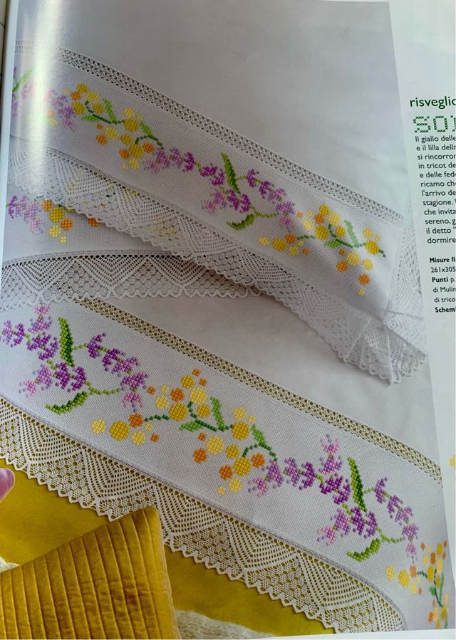 3 Riviste vintage Punto Croce