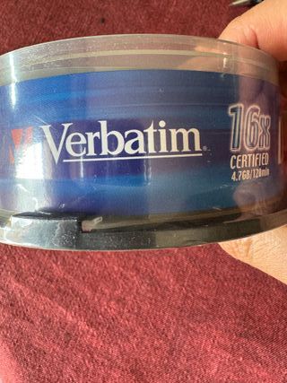 Verbatim Spindle 25 Dvd+R 4,7Gb 16X certificati