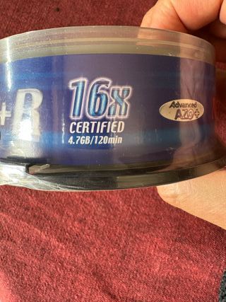 Verbatim Spindle 25 Dvd+R 4,7Gb 16X certificati