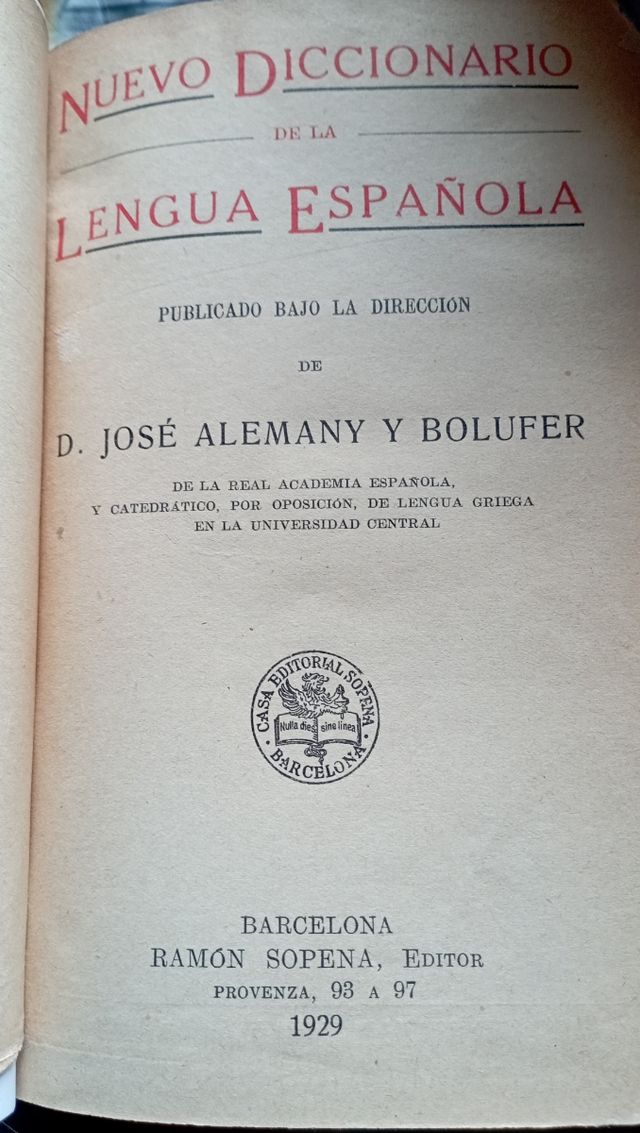 Anntiguedad, libro.