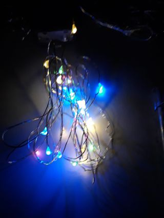 3 Fili luci decorative multi colore lucette natale
