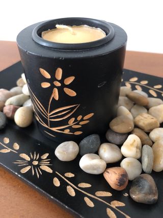 Portavelas decorativo