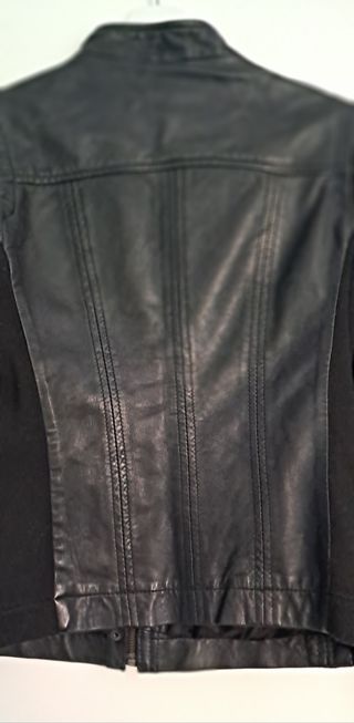 Cazadora de cuero de piel