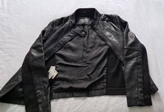 Cazadora de cuero de piel