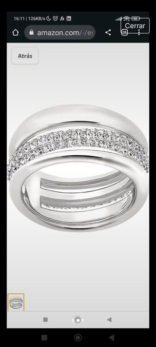 Anillo Swarovski edición limitada