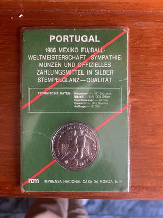 Moneda 16,5g MUNDIAL MEXICO 86
