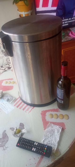 Cubo basura acero inox