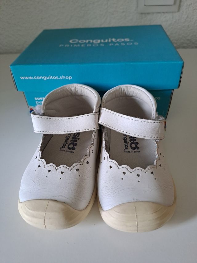 Zapatos merceditas blancas Conguitos 20
