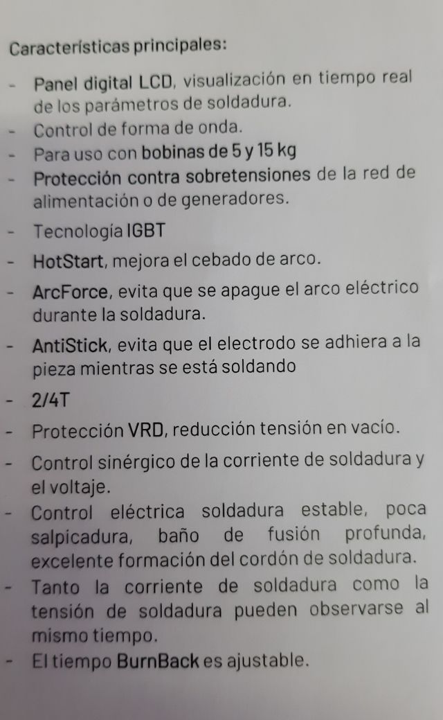 Inverter multimig sinergico