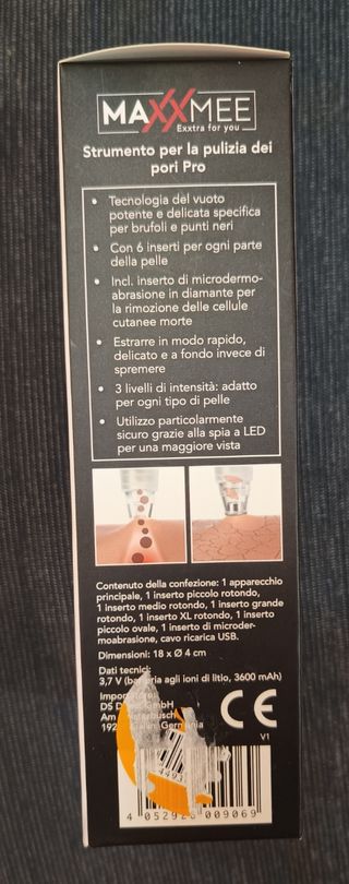 Strumento per la pulizia dei pori