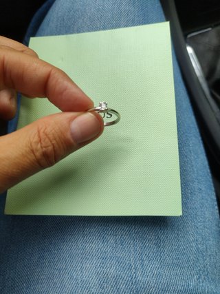 Anillo Tous oro blanco y diamantes