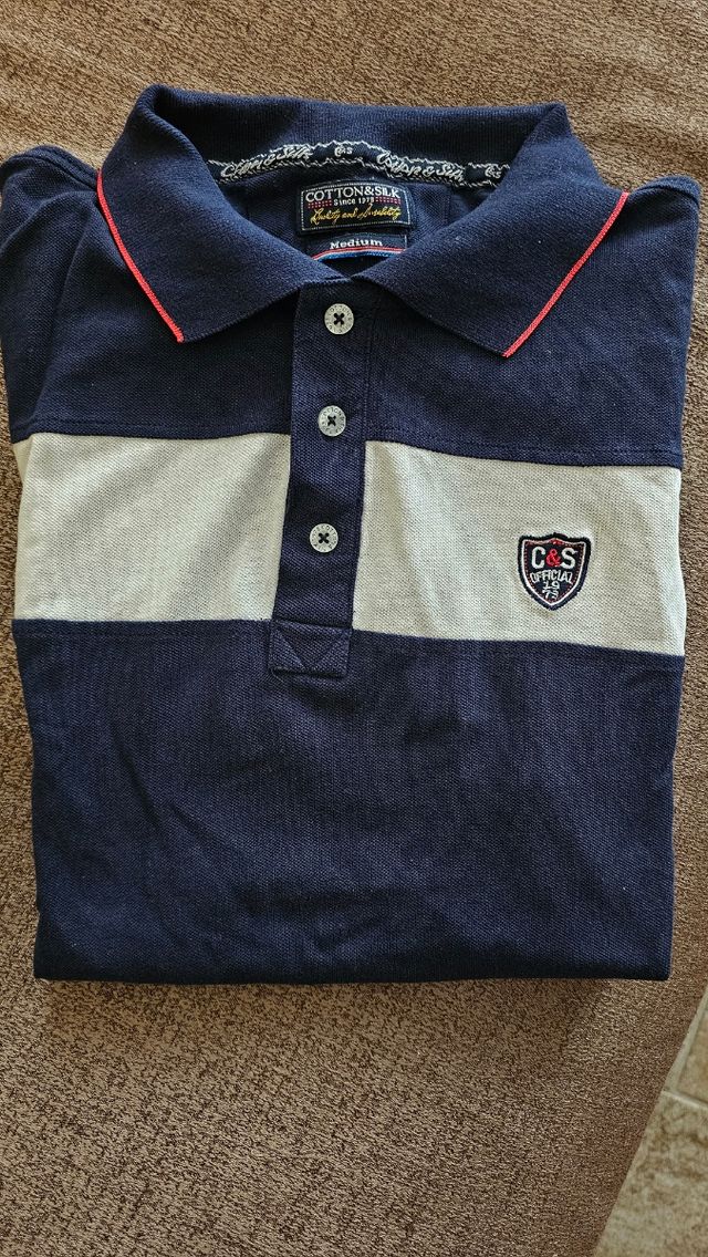 Maglia T-shirt polo uomo/Cotone 100%