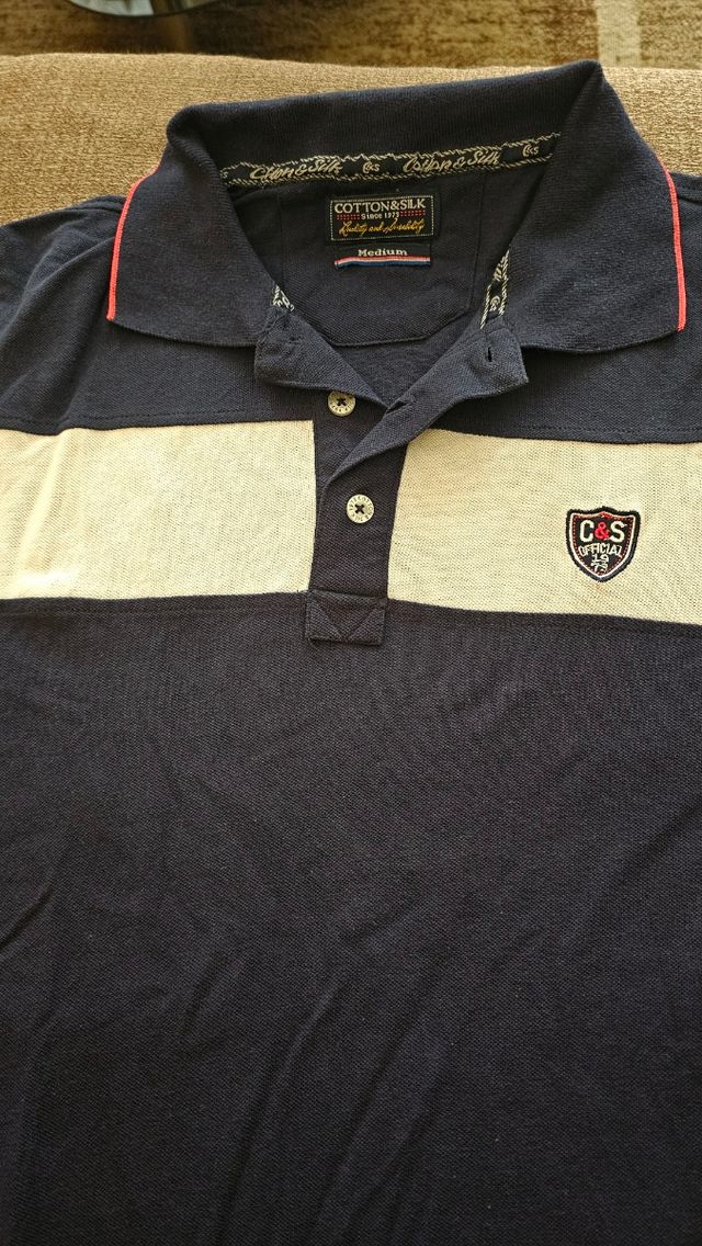 Maglia T-shirt polo uomo/Cotone 100%