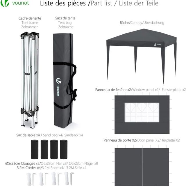 Se alquila carpas 3x3