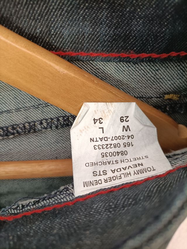 PANTALON VAQUERO MUJER TOMMY HILFIGER S 36-38 NUEV