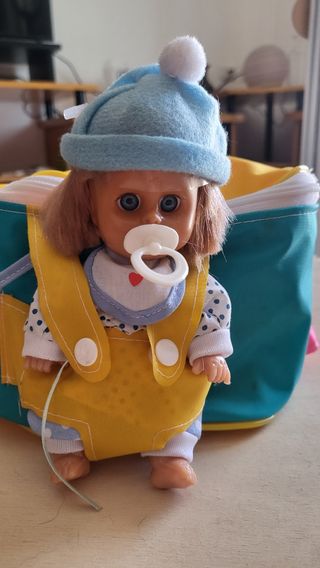 Cicciobello Sonoro con Marsupio anni '80