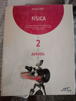 Libro de Física de 2 bachillerato