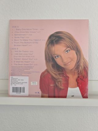 Britney Baby UO Clear Pink Splatter Vinilo Nuevo