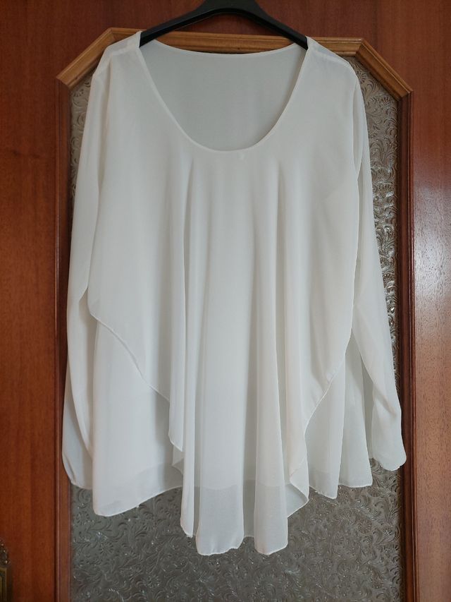 Blusa maniche lunghe