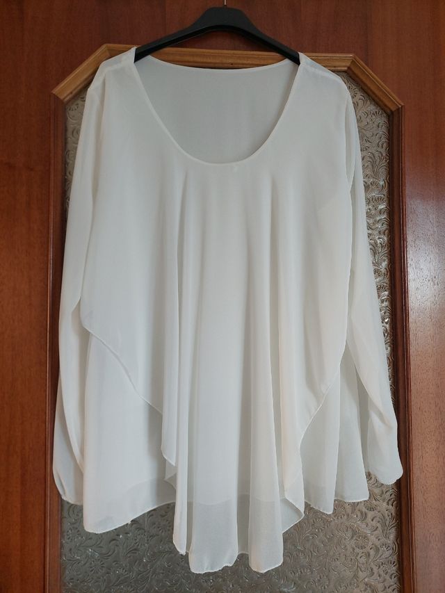 Blusa maniche lunghe