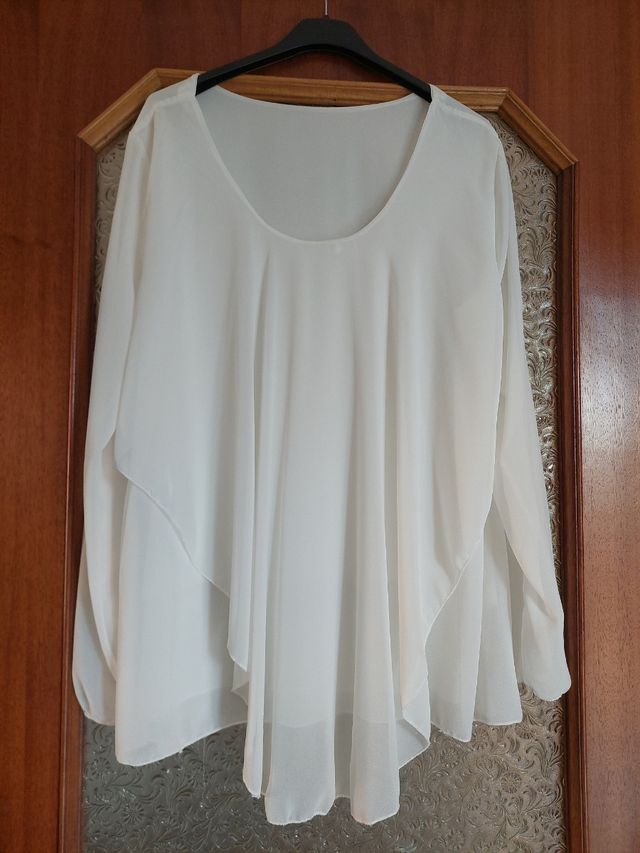 Blusa maniche lunghe