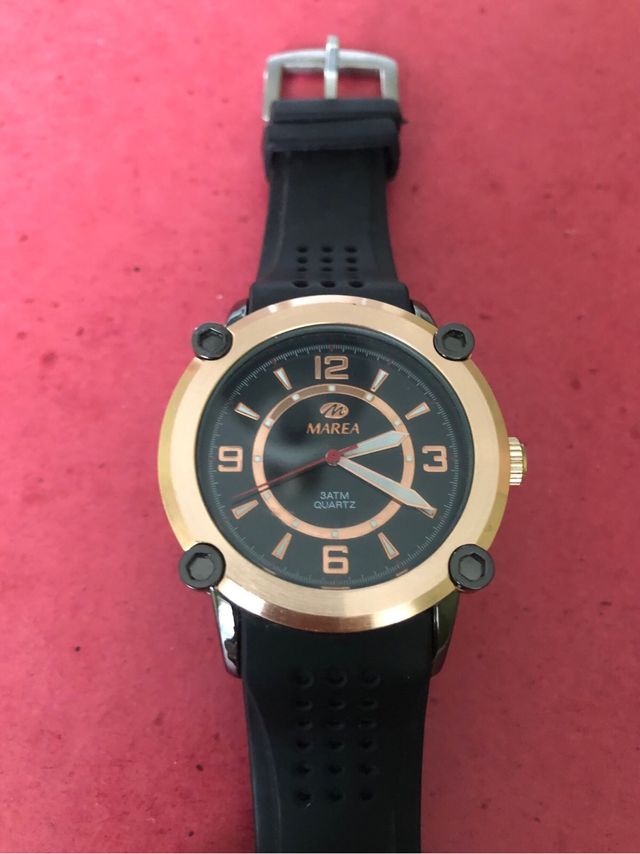 Reloj MAREA. De Cuarzo. Correa de Caucho.Muy Chulo