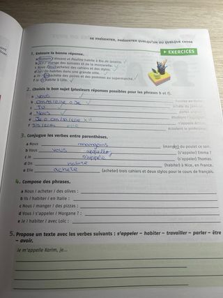 Livre de grammaire CECR A1