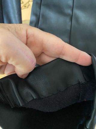 Pantalon semipiel sintetico Zara L  impecables