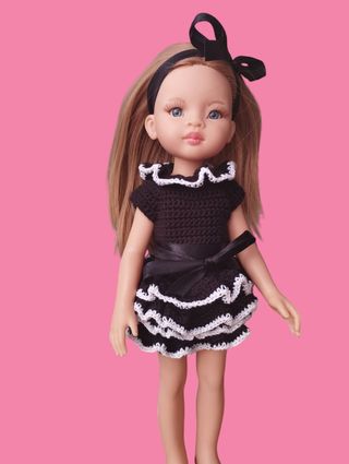Vestido muñeca Paola reina