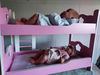 Juguete camas literas bebés Reborn, Nenuco...