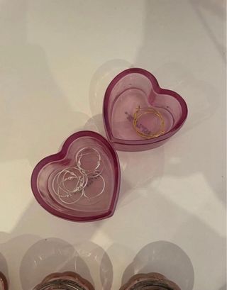 Lote dos cuencos para anillos