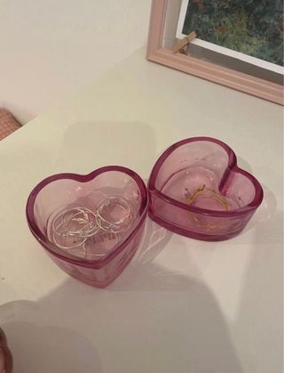 Lote dos cuencos para anillos