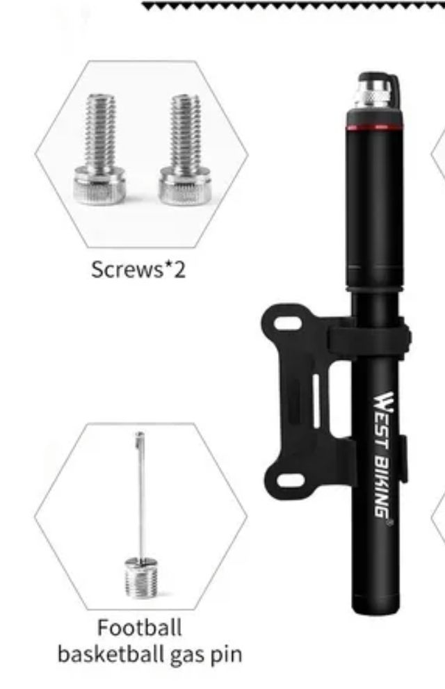 Bomba inflador neumático bicicleta