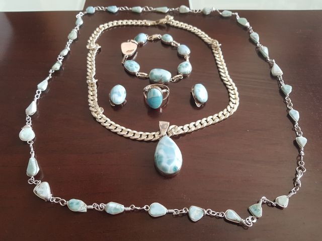 CONJUNTO COLLAR,PULSERA,BROCHE, SORTIJA