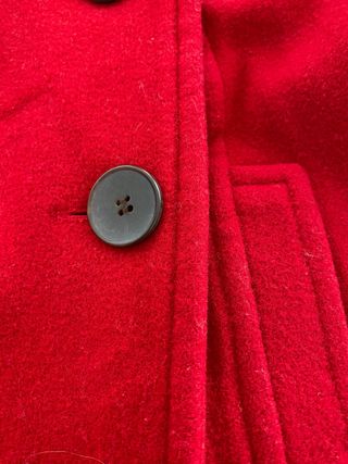 Abrigo corto Zara rojo