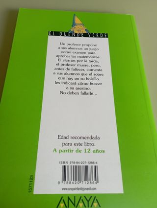 El asesinato del profesor de matemáticas (El duende verde / The Green Elf) (Spanish Edition)