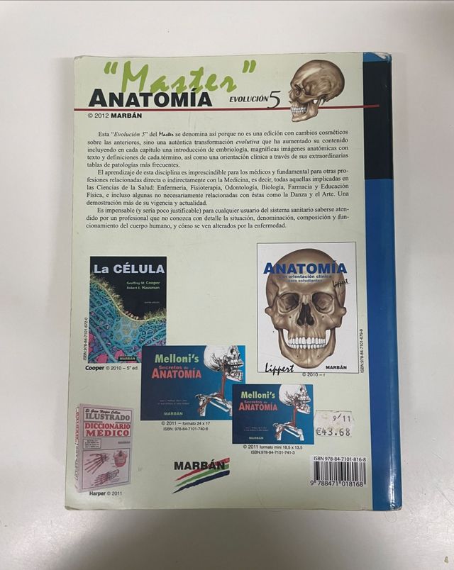 Libro de Anatomía Máster EVO 5