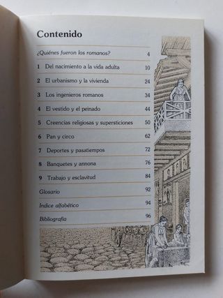 Lote Así vivían los egipcios así vivían los romano