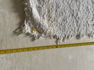 Alfombra blanca grande